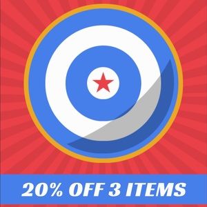 20% 3 items!